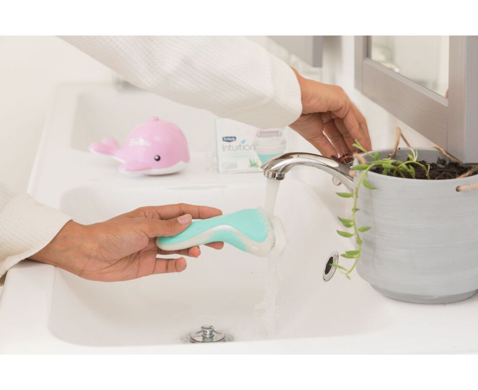 Schick Intuition Sensitive Razor + 9 Pack Refill Shaver Shop